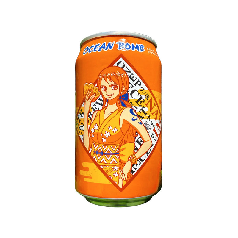 One PIECE Nami Sparkling Water Mango 330ml (Taiwan)