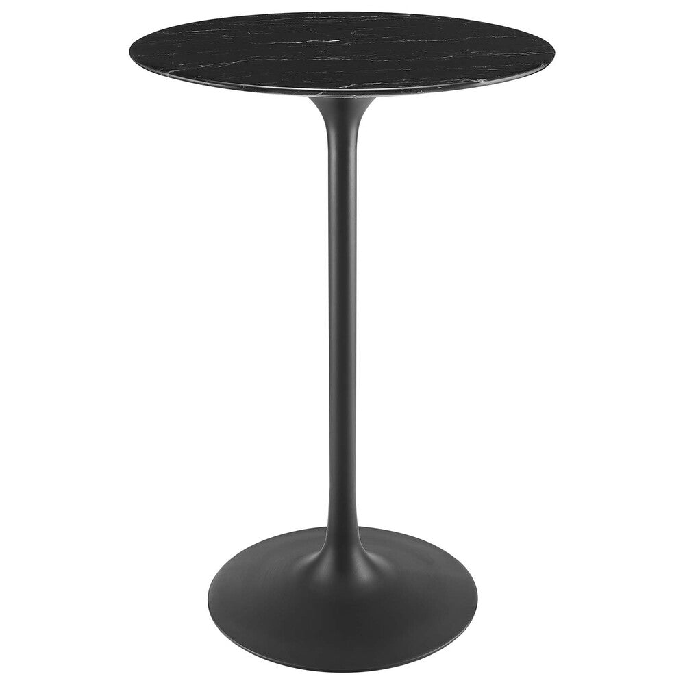 Modway Lippa 28" Round Artificial Marble Bar Table - EEI-4892
