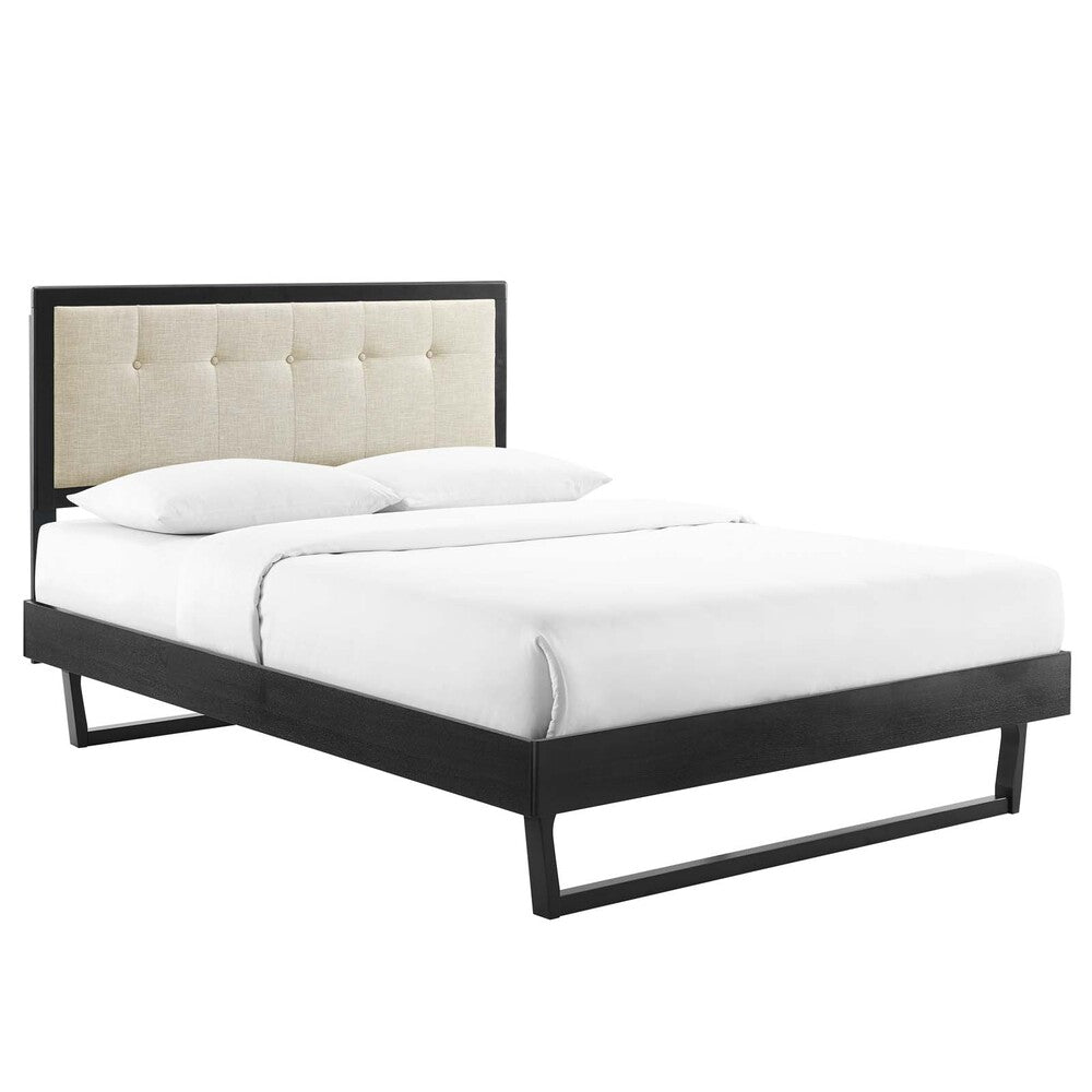 Modway Willow King Wood Platform Bed With Angular Frame - MOD-6635