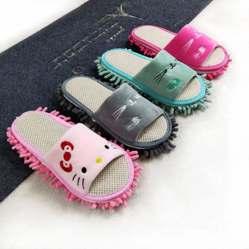Home Floor Cleaning Micro Fiber Cleaning Shoes