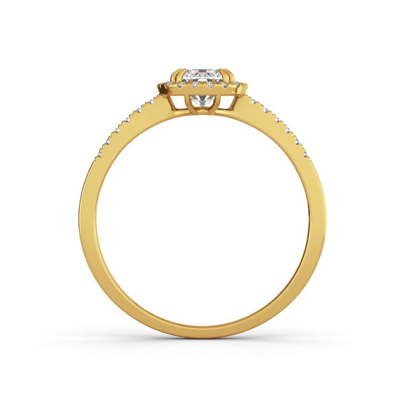 Adeline 9kt gold engagement ring | Azarai | Abuja | Lagos | Ghana