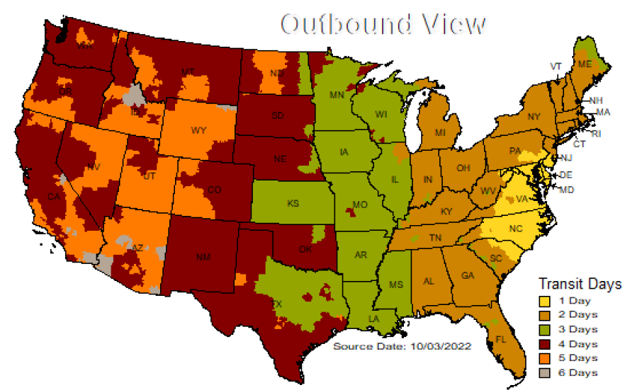 outbound view