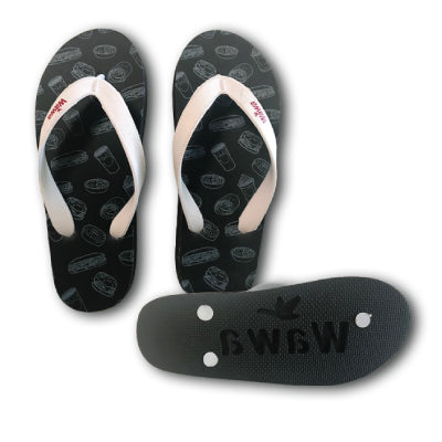rubber sole flip flops