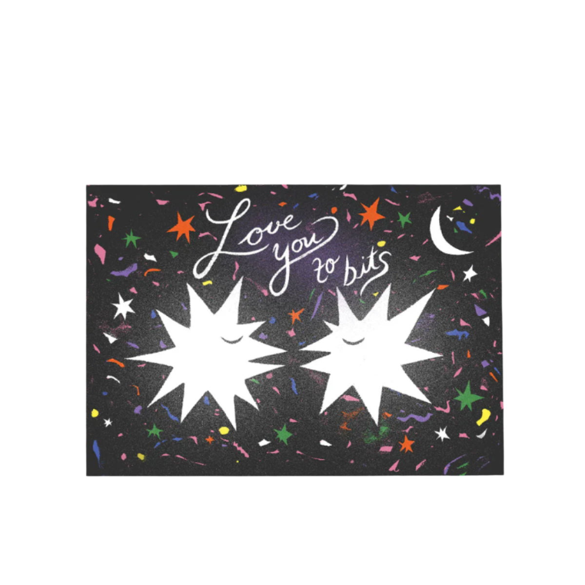 Love You To Bits Card