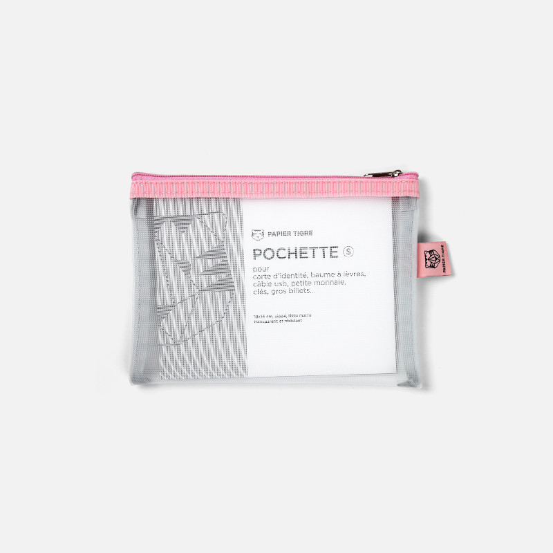 Mesh Pouch Small Pink Papersmiths