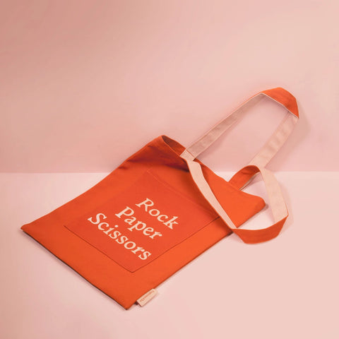 Rock Paper Scissors Tote Bag