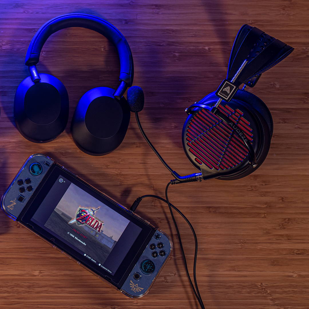 Switch with headphones 