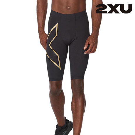2XU Men Core Compression Tights - Black / Silver – Running Lab