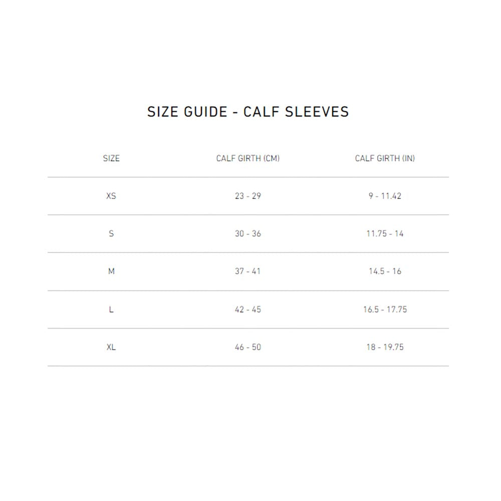 2XU Size Guide