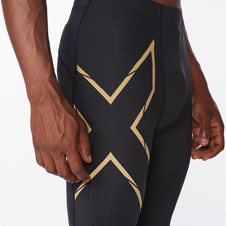 2XU Men Force Compression Tights - Black/Gold