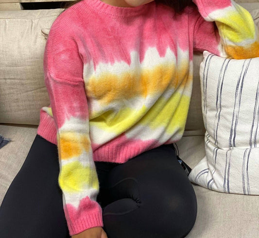 Multi Colored Tie Dye Sweater