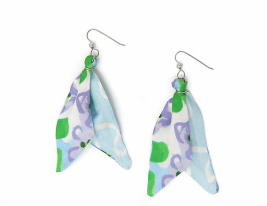 Created By - Women's Silk Earrings