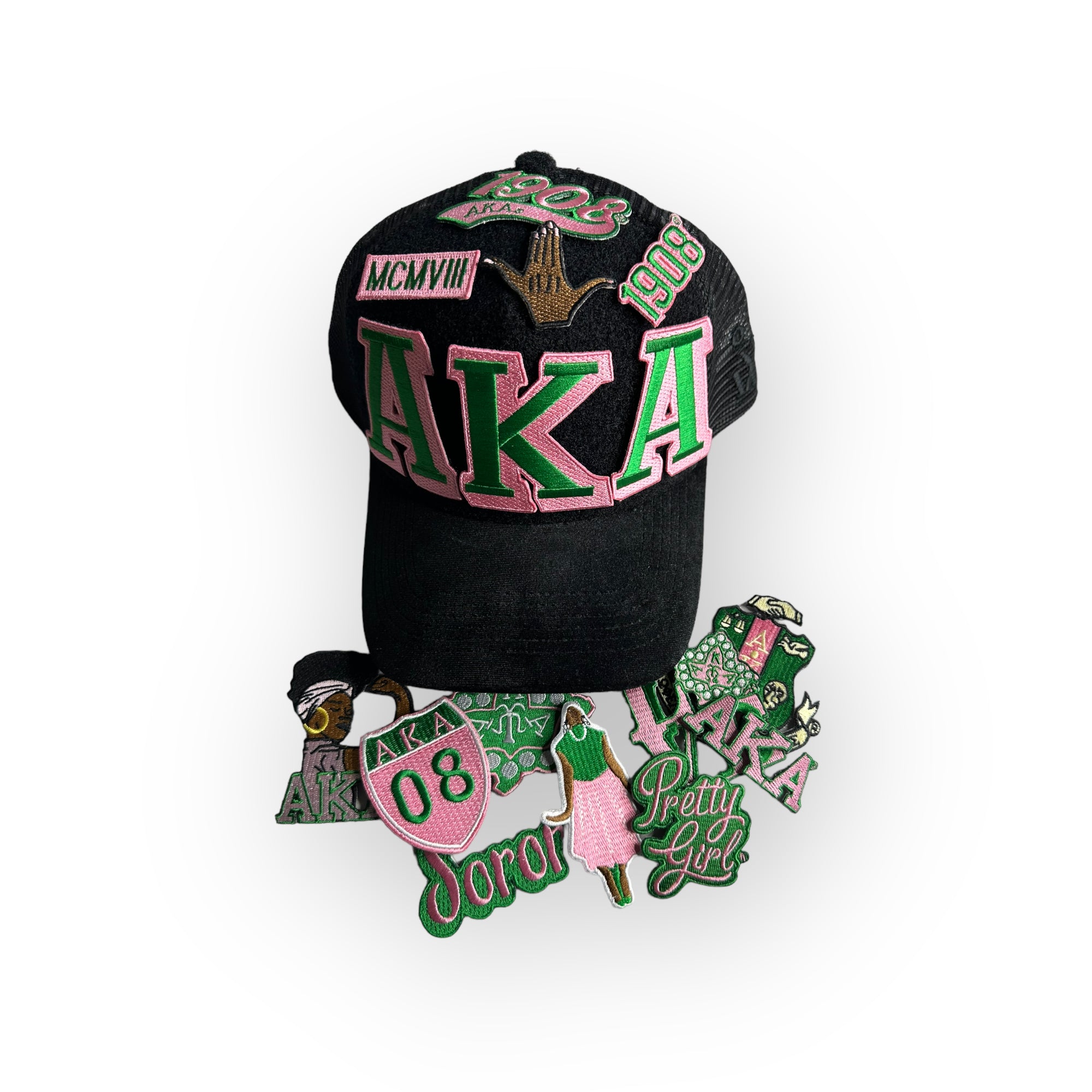 Simple AKA Trucker Hat with Removable Patches