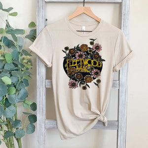 Floral Women's Band Shirt - The Melo Cactus Printing Co