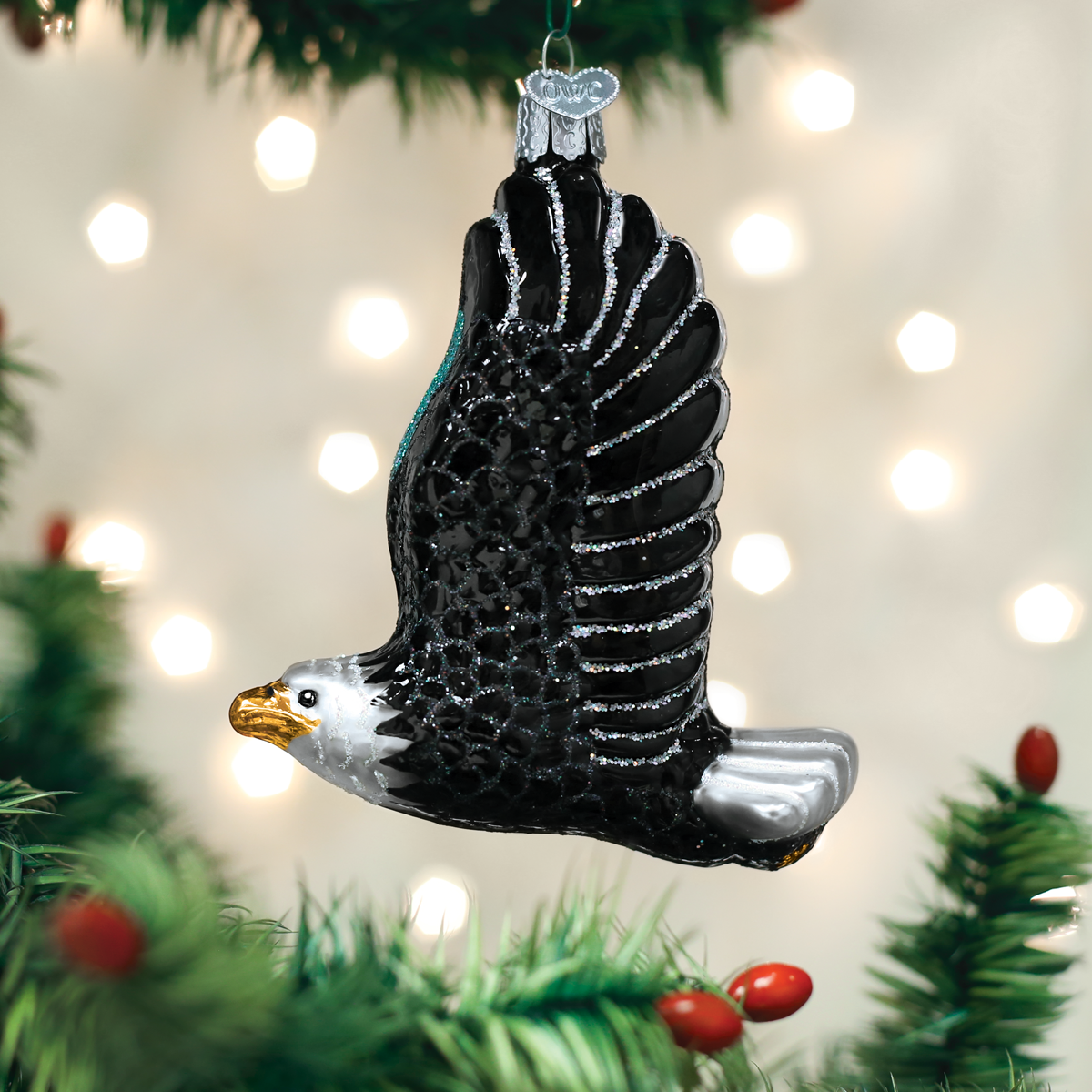 Eagle In Flight Ornament Christmas Ornaments