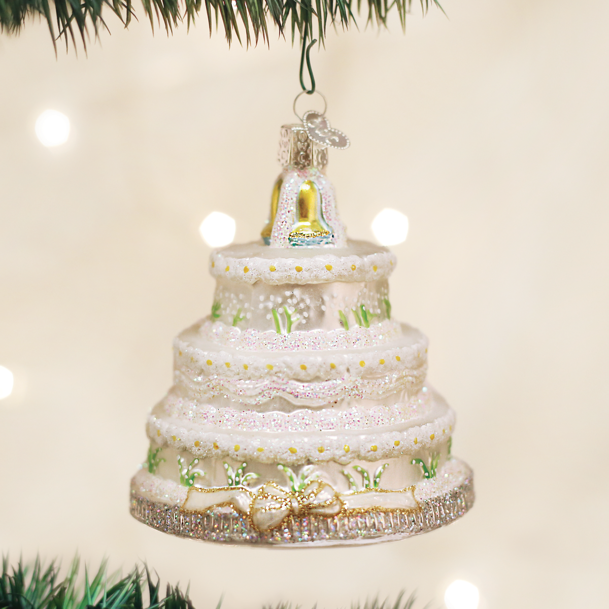 Wedding Cake Ornament Christmas Ornament