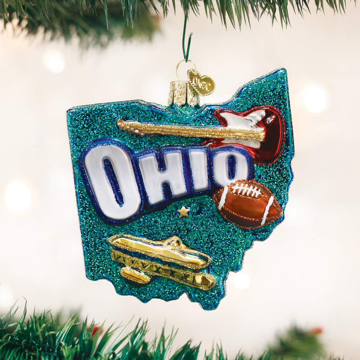 State of Ohio Ornament Christmas Ornament