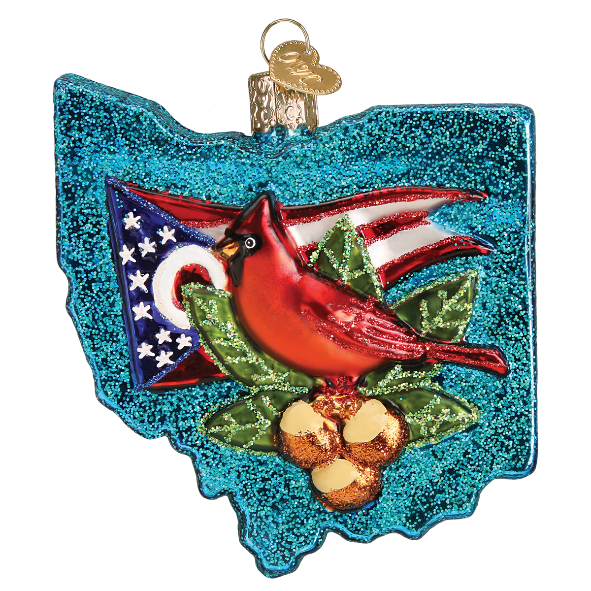 State of Ohio Ornament Christmas Ornament