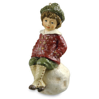 Lucien on Snowball | Bethany Lowe Ornaments - TheHolidayBarn.com