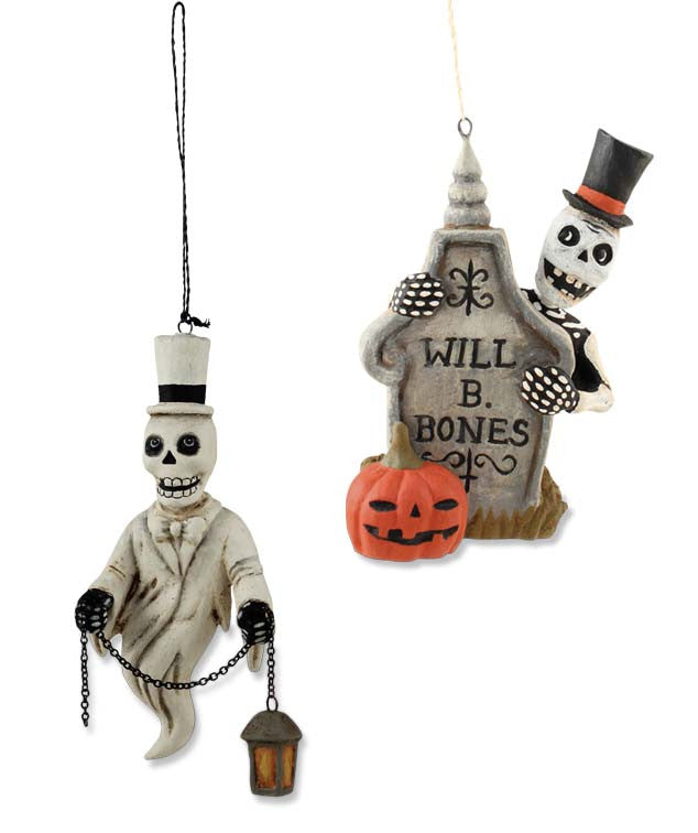 Skeleton Ornaments | Greg Guedel Halloween - TheHolidayBarn.com