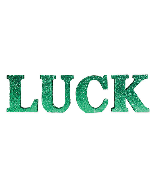 Glittered Luck Letters | Bethany Lowe St. Patrick's Day ...