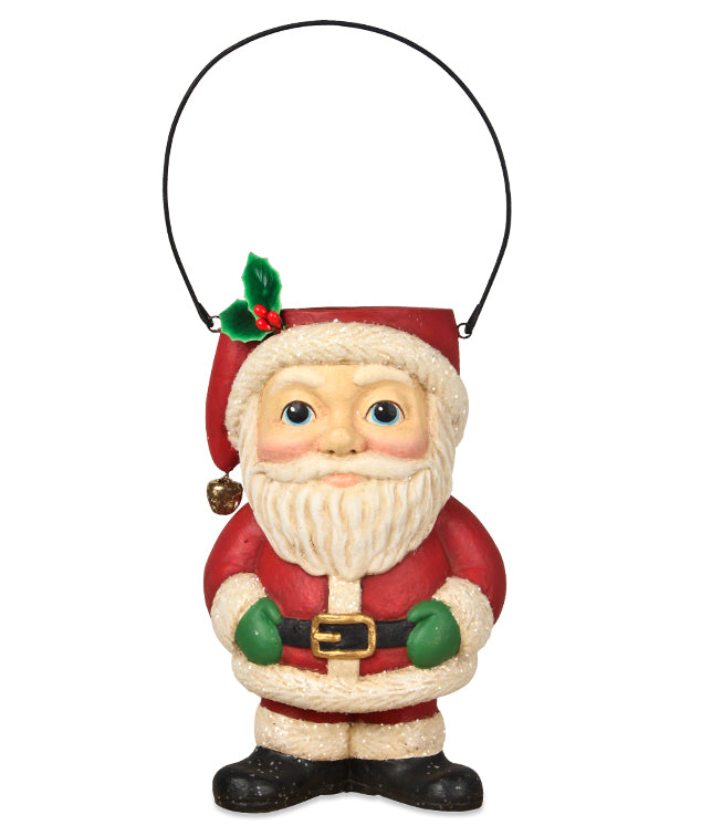 Bethany Lowe Santa Bucket Head - TheHolidayBarn.com