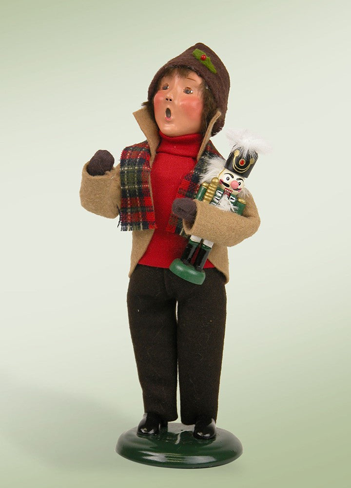 Boy Holding Nutcracker
