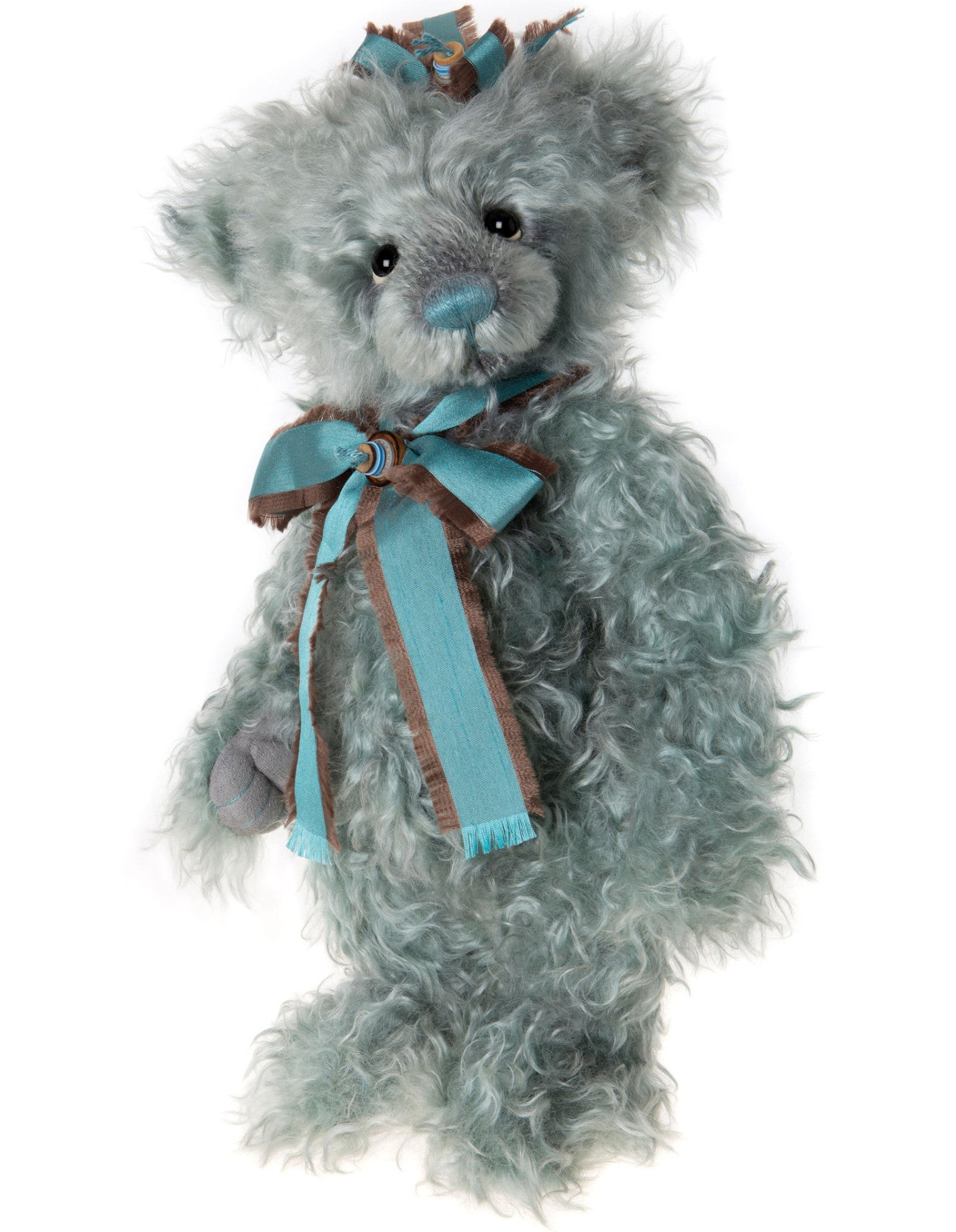 turquoise teddy bear