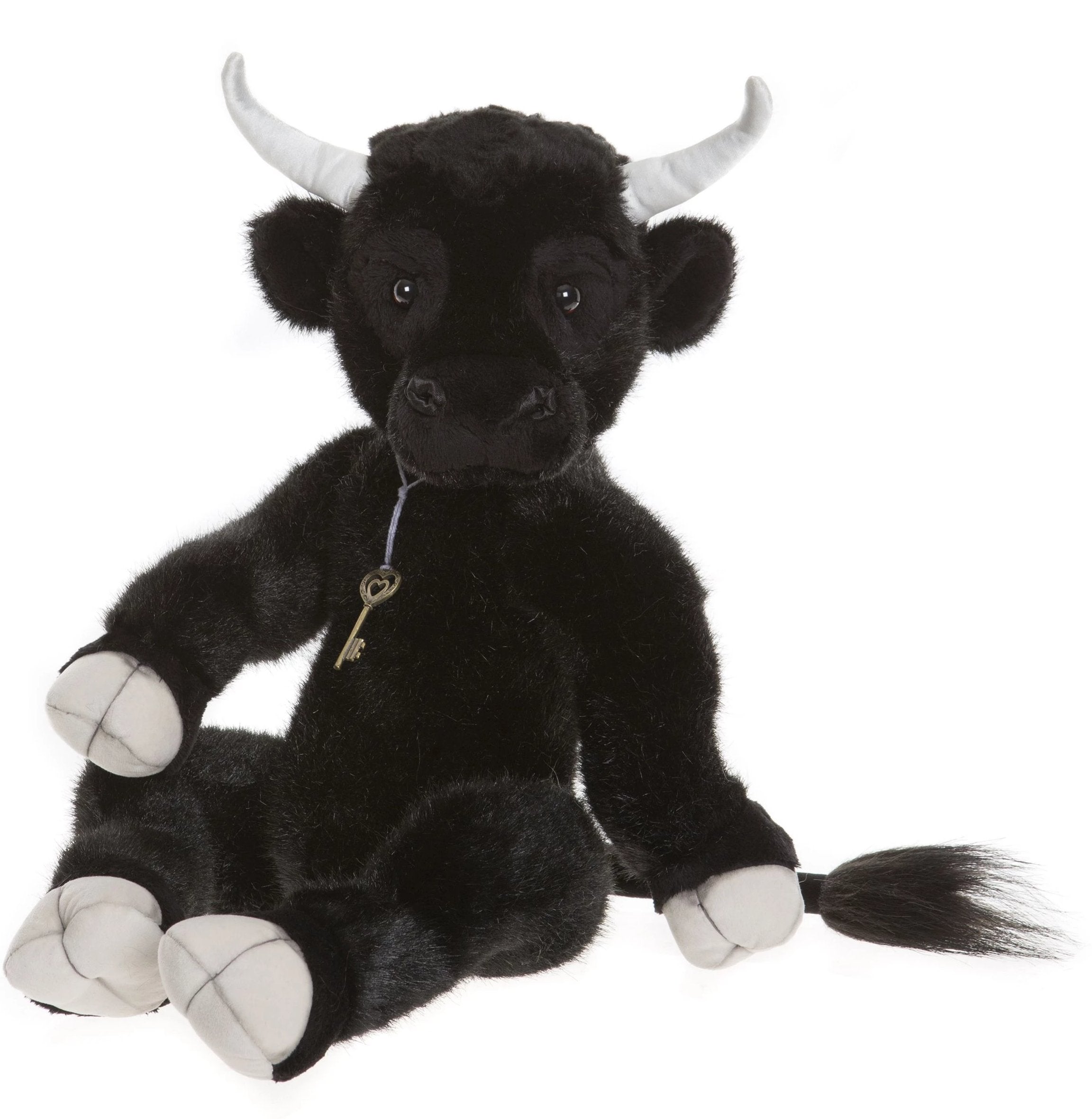 black bull stuffed animal