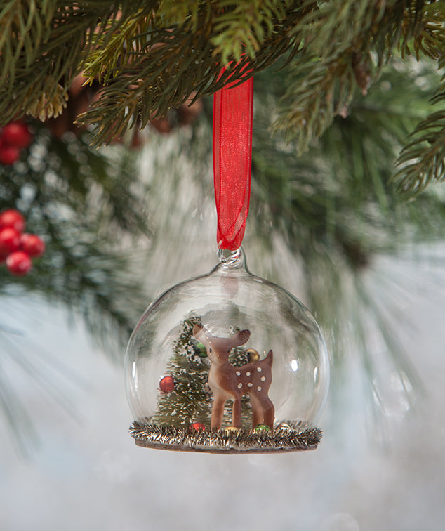 globe christmas ornaments