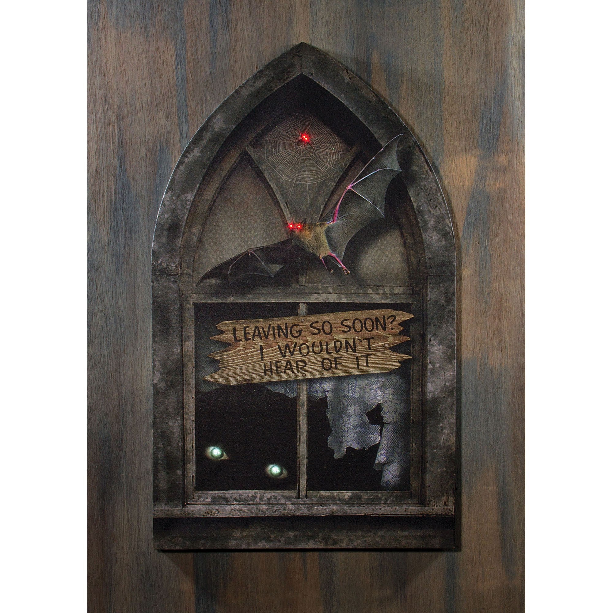 haunted house window projection