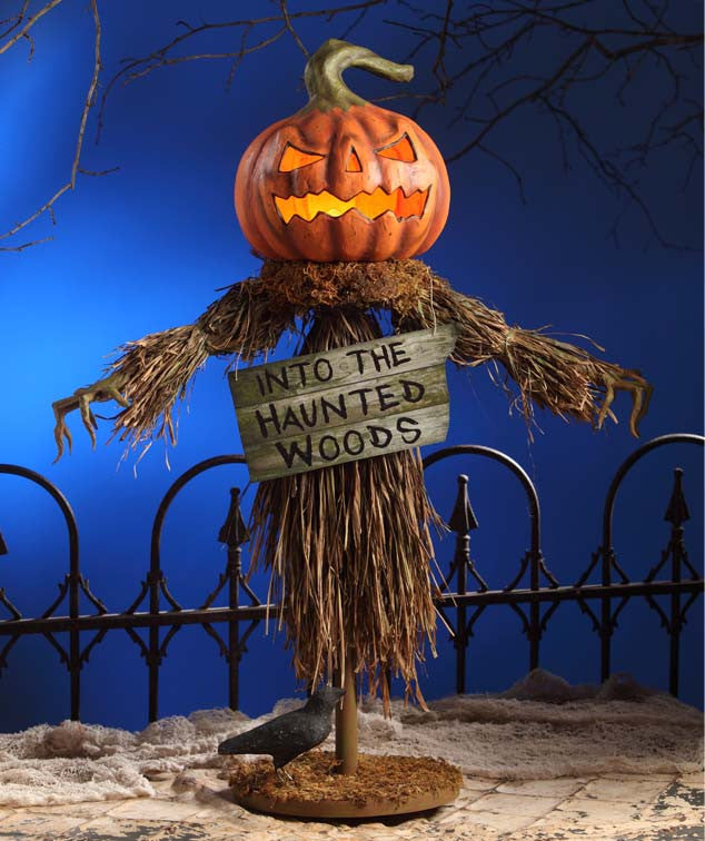 Halloween Pumpkin Head Scarecrow | Bethany Lowe Decorations ...