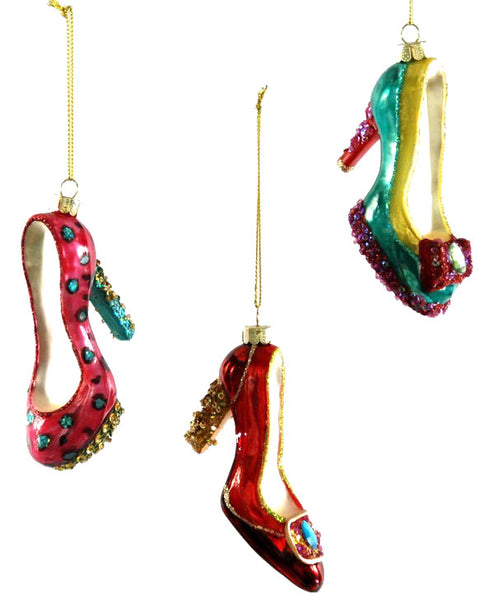 High Heels Glamour Ornaments | Glass Christmas Tree - Pumps - Shoes ...