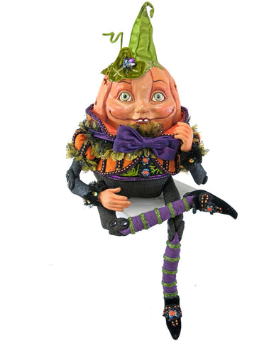 Katherine's Collection Pumpkin Patch Boy Doll - Halloween