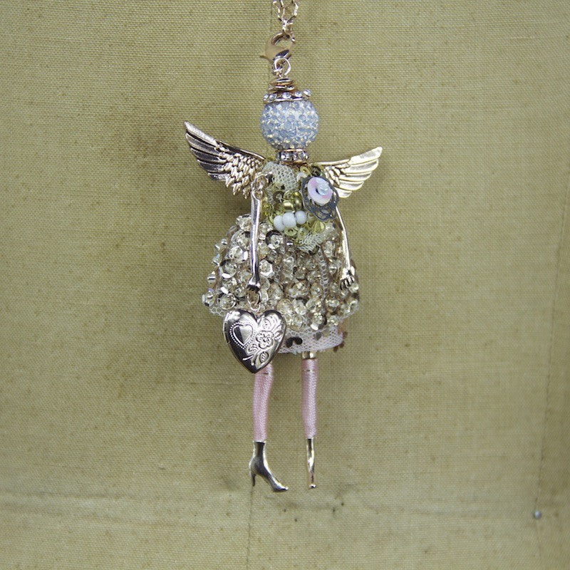 Mother's Day Angel Necklace | Angel Charm Gift - TheHolidayBarn.com