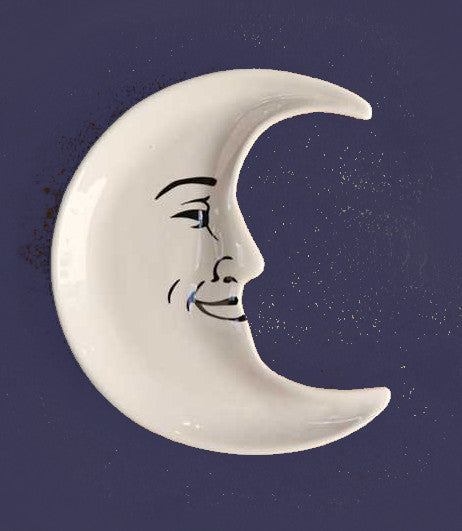 Mr Moon Man Dishes Crescent Moon Plates Man In The Moon Dish Theholidaybarn Com