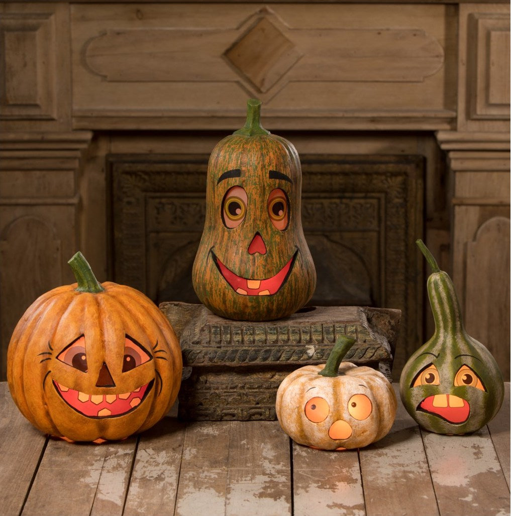 Jolly Jack Squash Luminary | Friendly & Cute Halloween Decorations ...