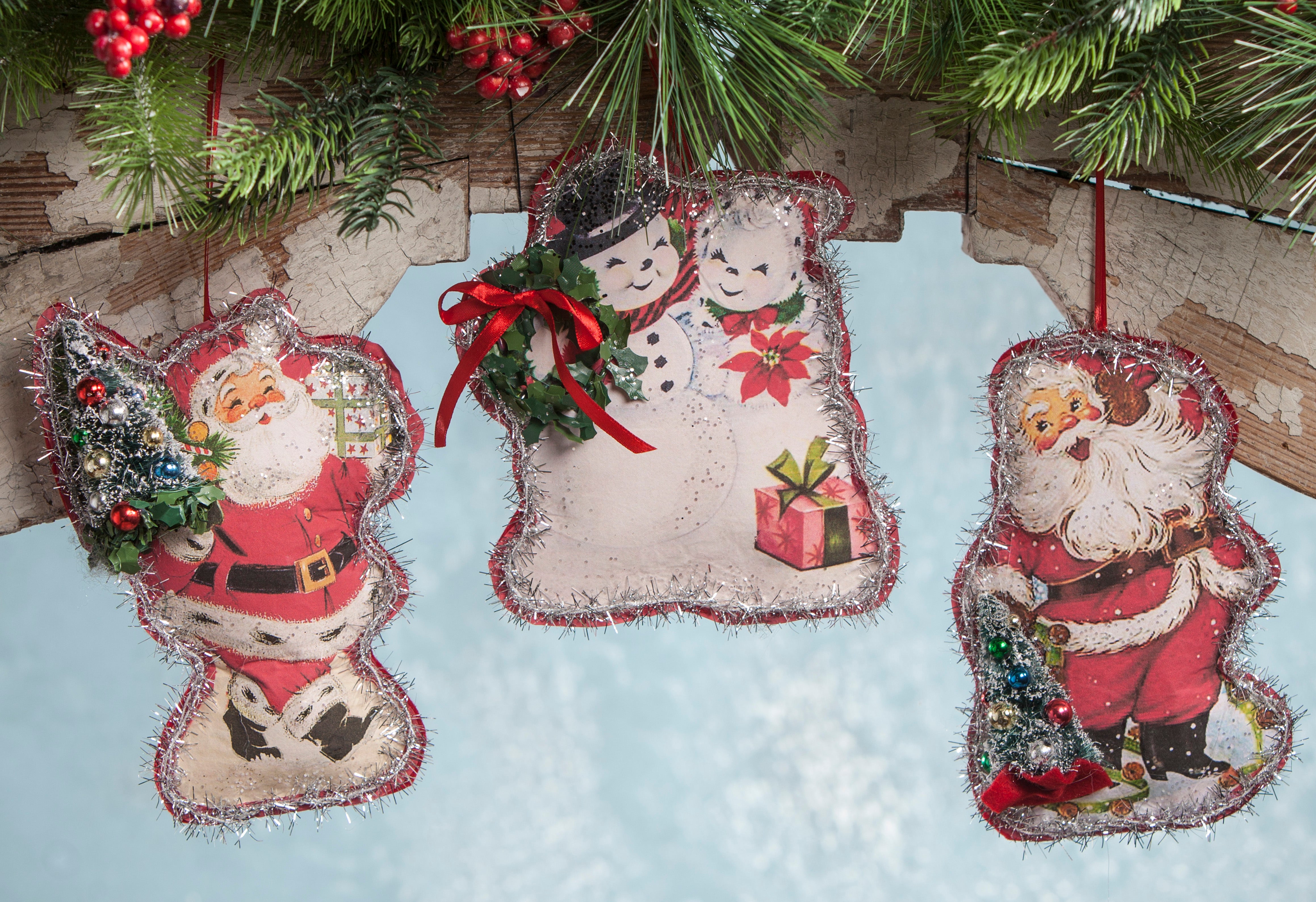 retro christmas ornaments