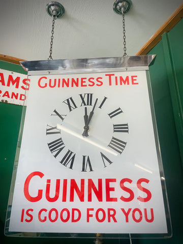 Guinnes hanging clock