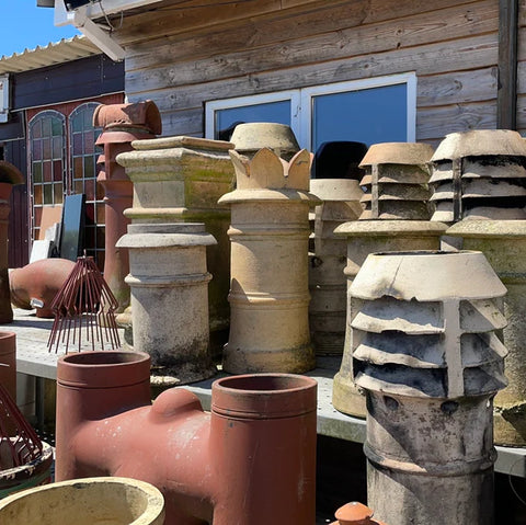 reclaimed chimney pots