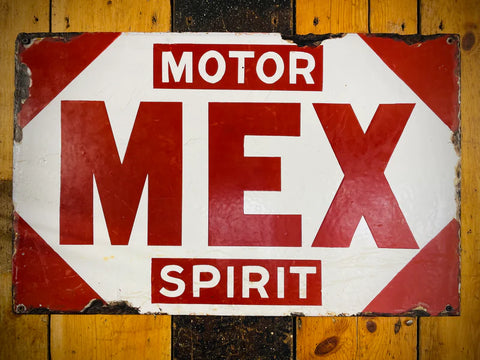 motor mex spirit vintage sign