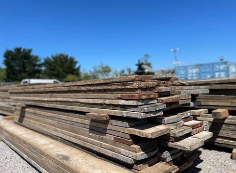 reclaimed scaffold boards in cornwall