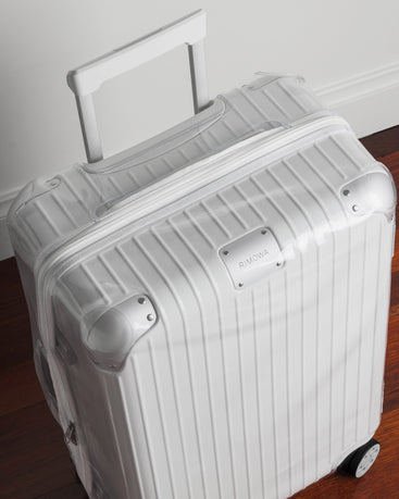 custom fit luggage cover for RIMOWA handle cutouts