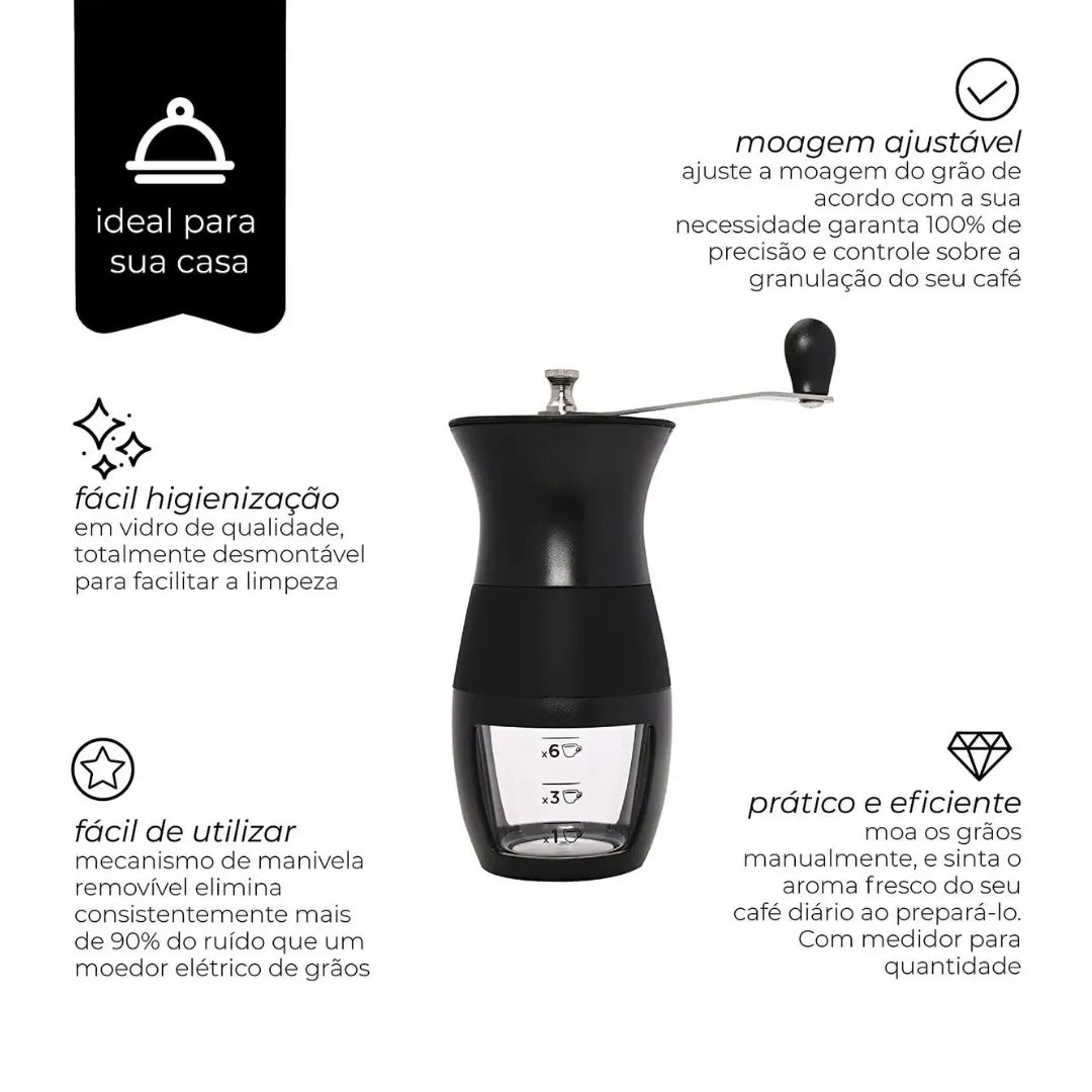 Moedor de Café Manual Black - 45gr 5