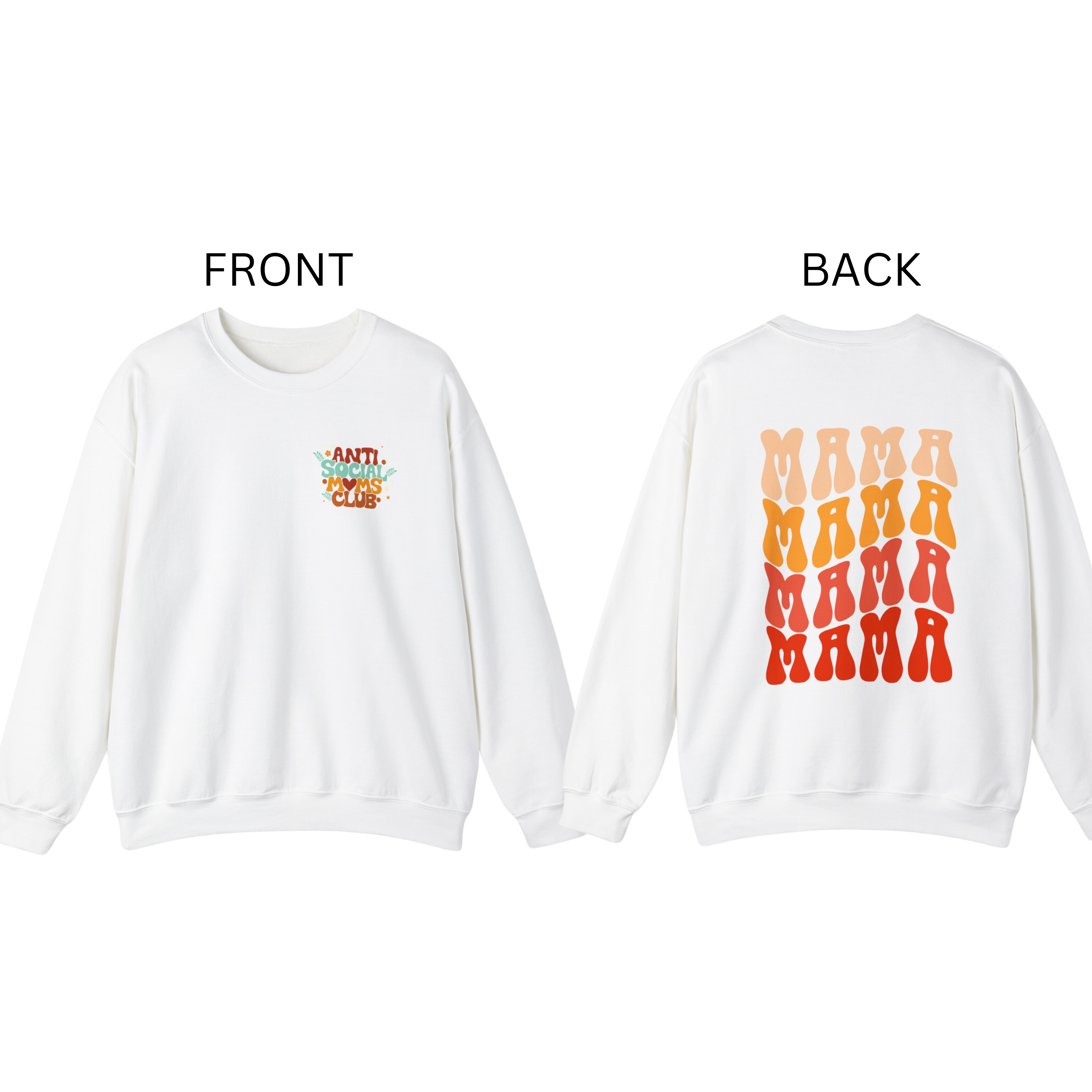 Anti Social Moms Club Crewneck Sweatshirt