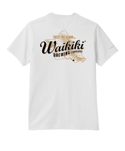 Waikiki Brewing Co Oahu - White Short Sleeve Pima T-Shirt