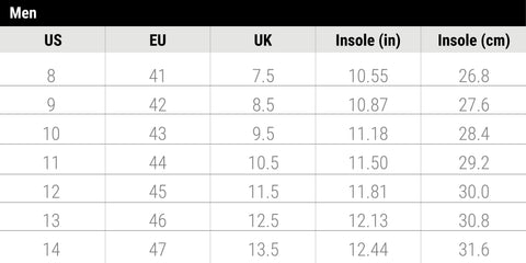 Western Chief Rain Boots | Size Chart