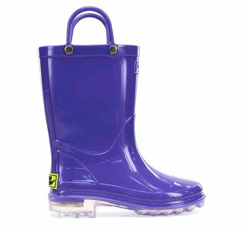 lighted rain boots