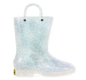 glitter rain boots for girls