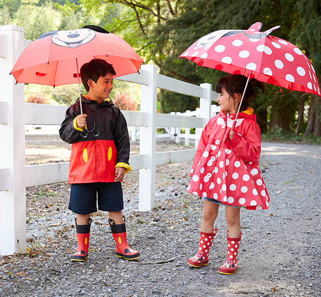 mickey mouse raincoat and boots